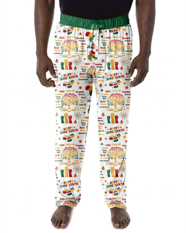 Happy Juneteenth Bamboo Men's Pajama Set