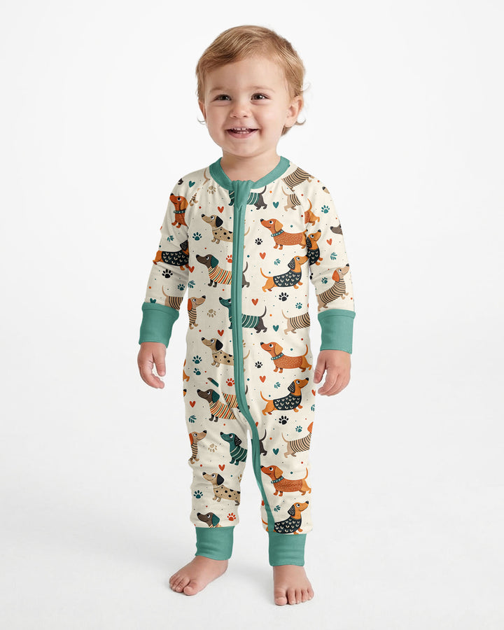 Cartoon Dachshund Bamboo Convertible Zippy