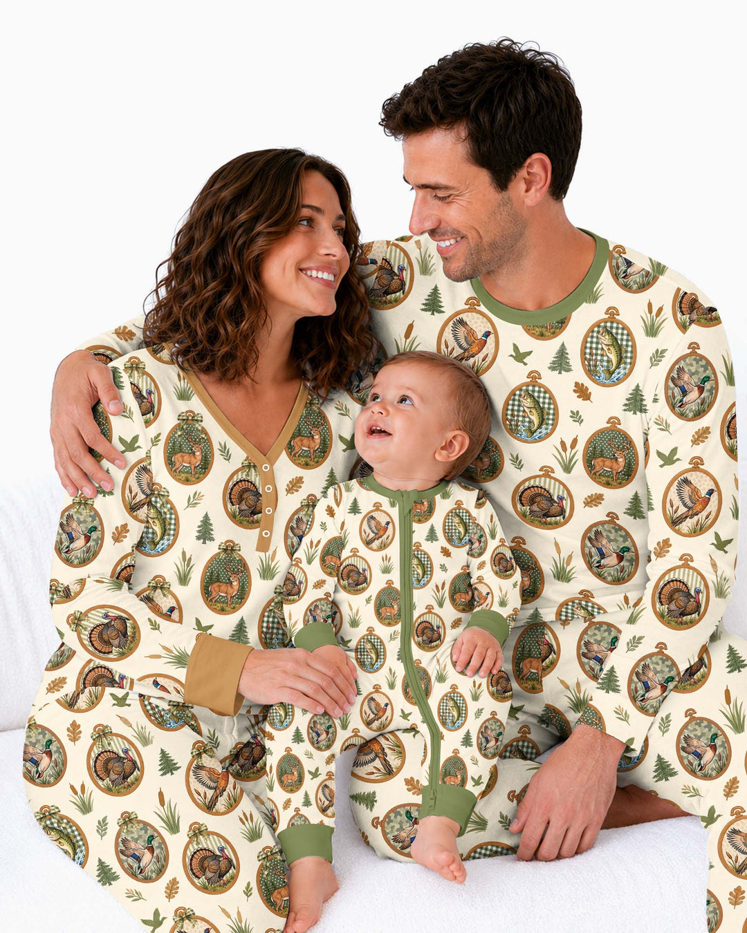 Hunting Season Family Matching Bamboo Women Pajama Set