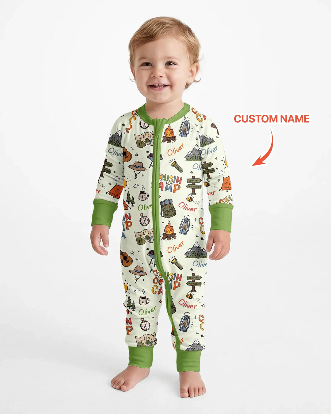 Gerippte Babykleidung mit individuellem Foto - Weich &amp; Skizzenhaft