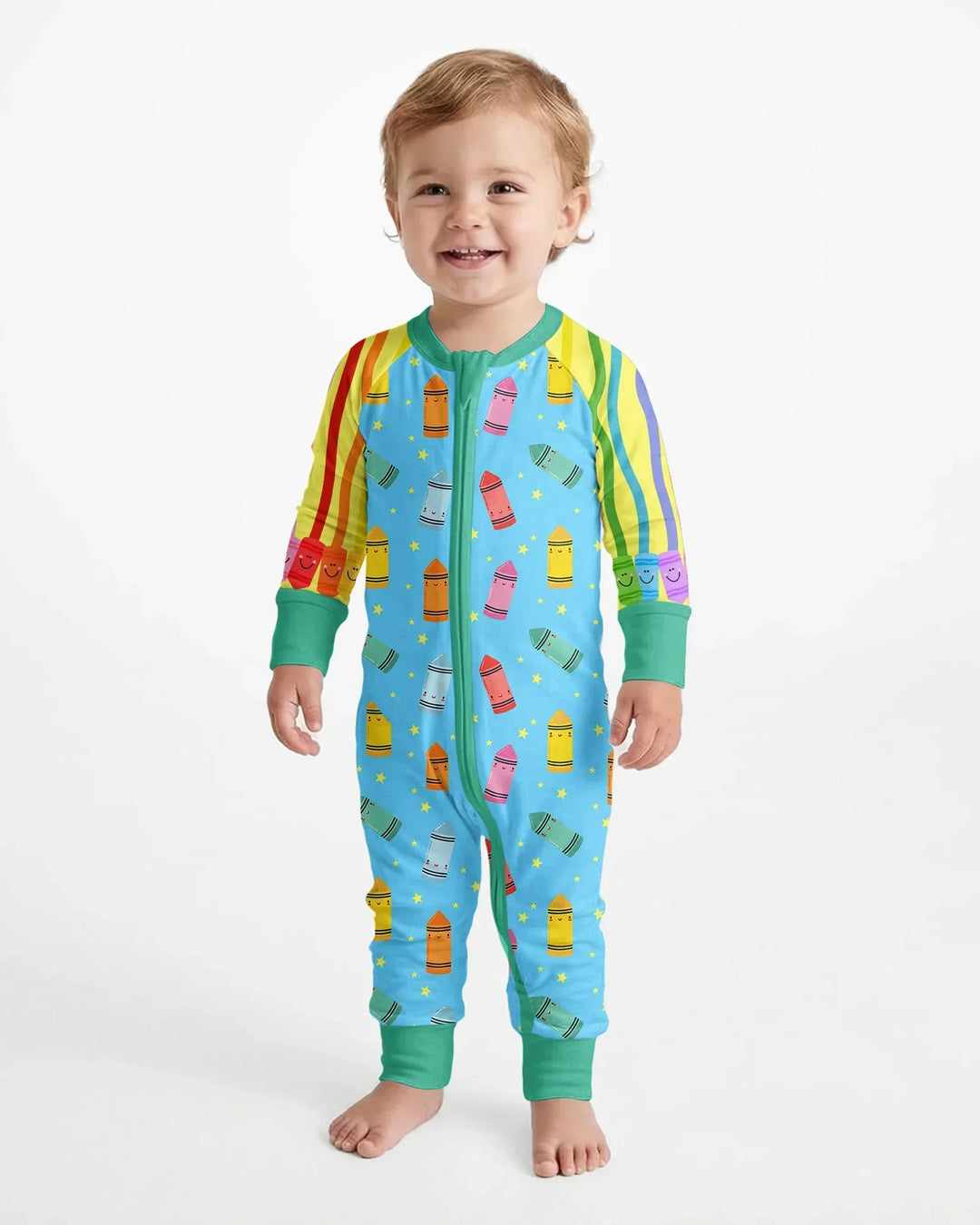 Happy Crayon Friends Bamboo Convertible Zippy