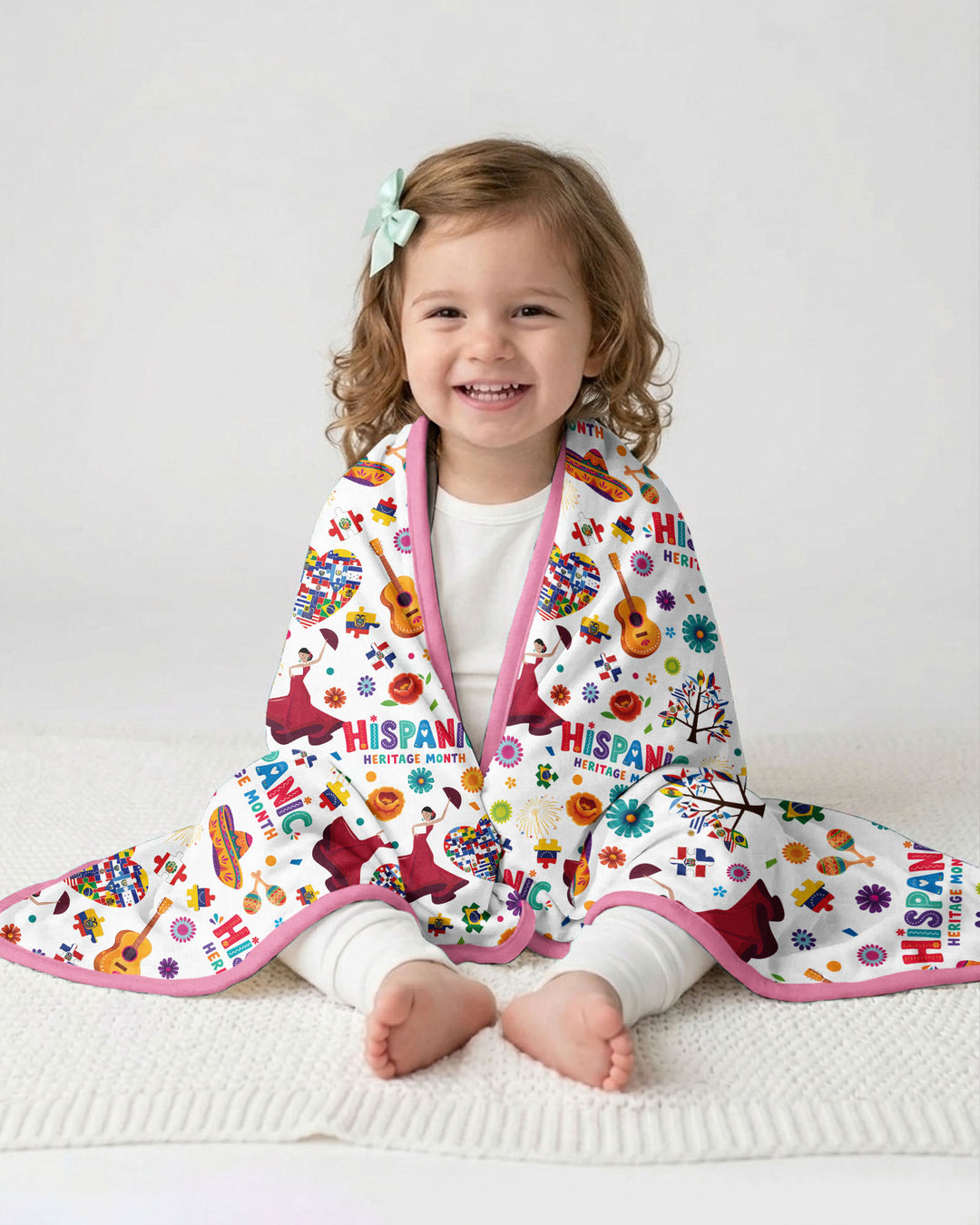 Fiesta Hispanic Heritage Month Bamboo Blanket