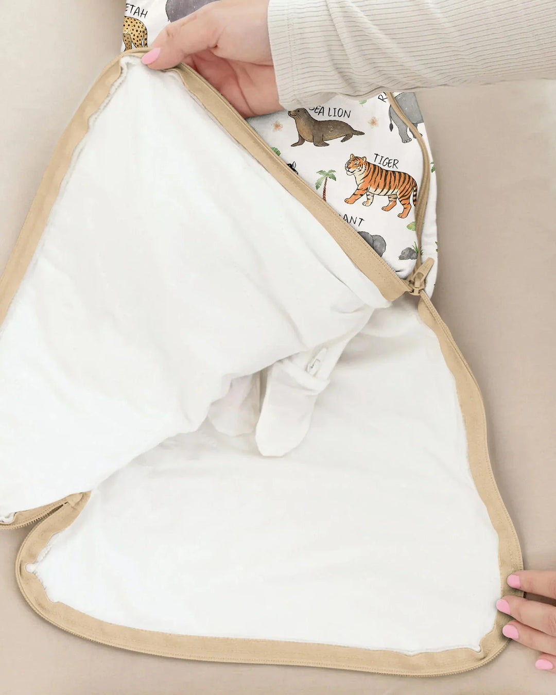 Safari Animals Bamboo Sleep Bag