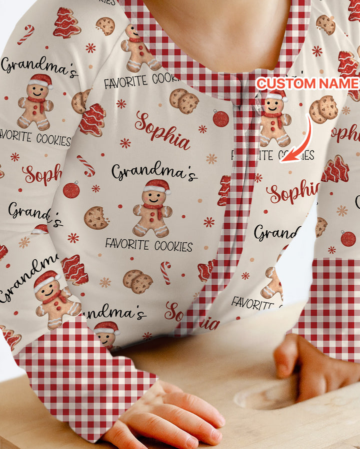 Custom Name Grandma’s Favorite Cookies Bamboo Convertible Zippy