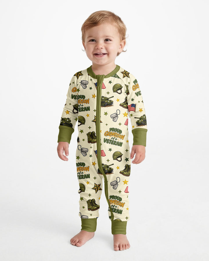 Proud Grandchild Of A Veteran Bamboo Convertible Zippy