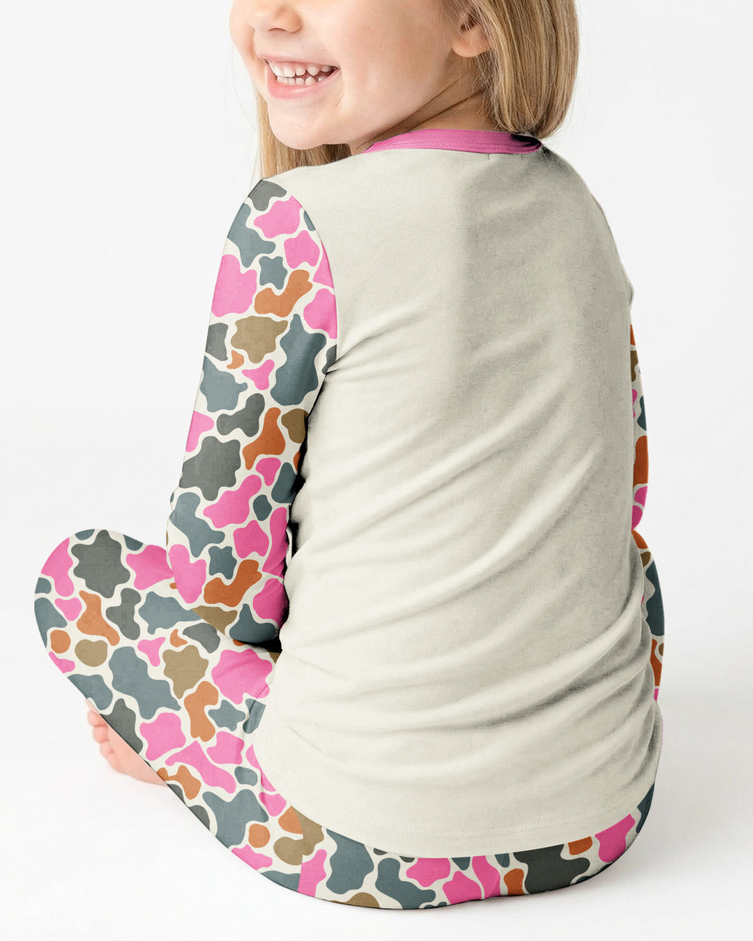 Custom Name Southern Duck Camo Bamboo Two Piece Long Sleeve Pajama Set