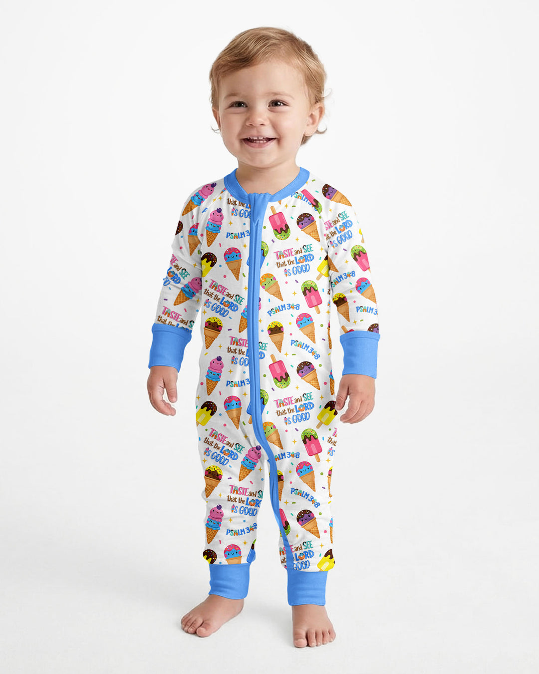 Gerippte Babykleidung mit individuellem Foto - Weich &amp; Skizzenhaft