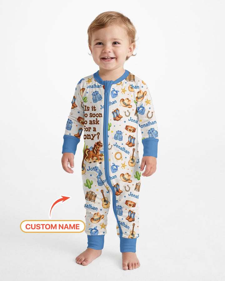 Is It Too Soon To Ask For A Pony Custom Name Bamboo Convertible Zippy