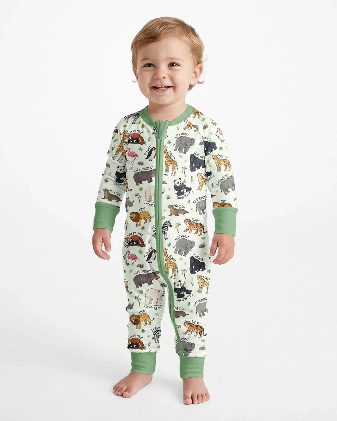 Safari Animals Bamboo Convertible Zippy