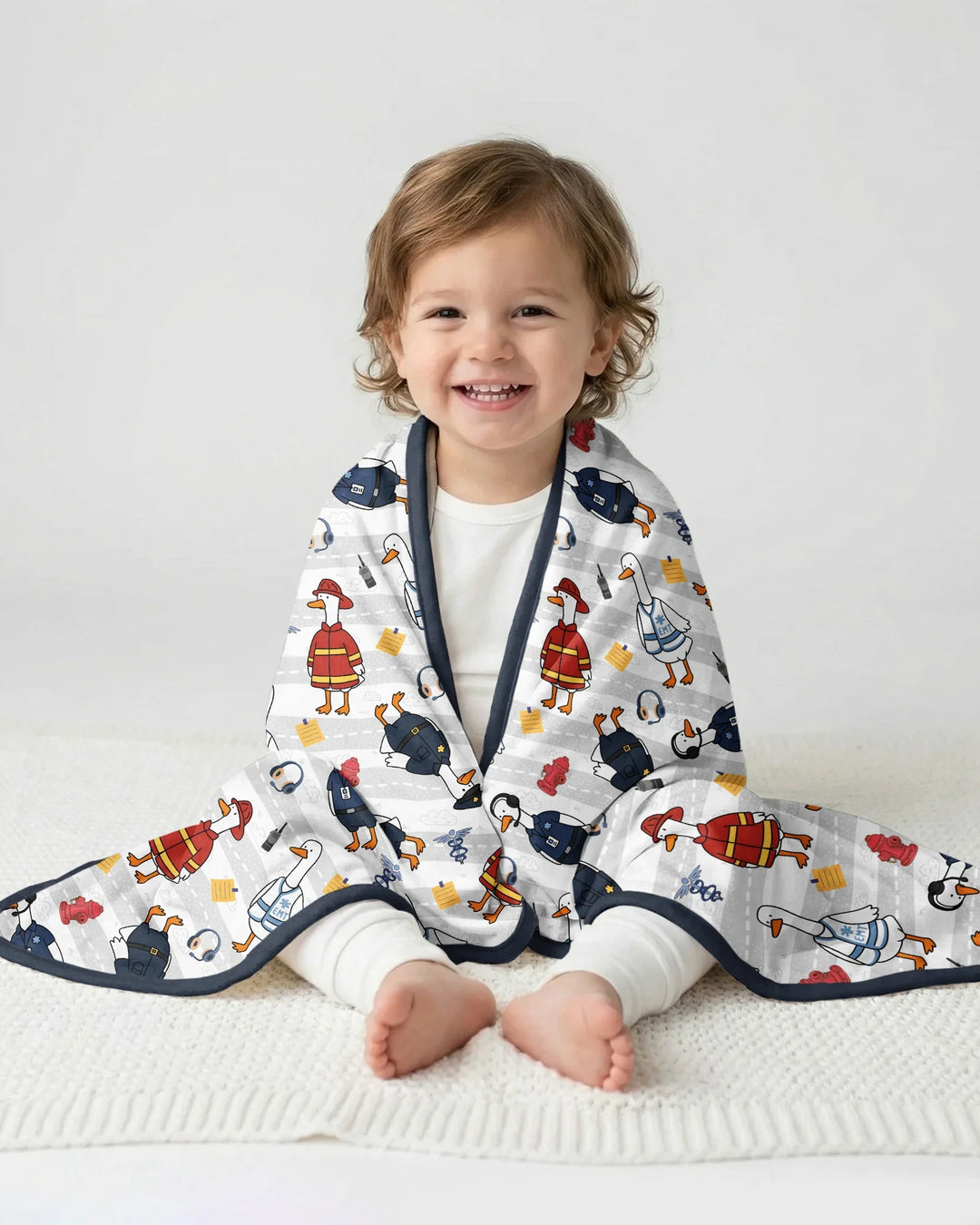 Rescue Goose Squad Bamboo Blanket