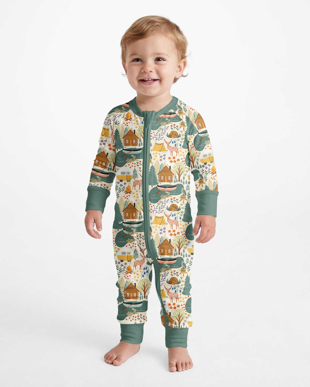 Gerippte Babykleidung mit individuellem Foto - Weich &amp; Skizzenhaft