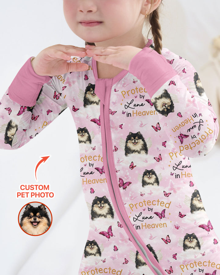 Gerippte Babykleidung mit individuellem Foto - Weich &amp; Skizzenhaft