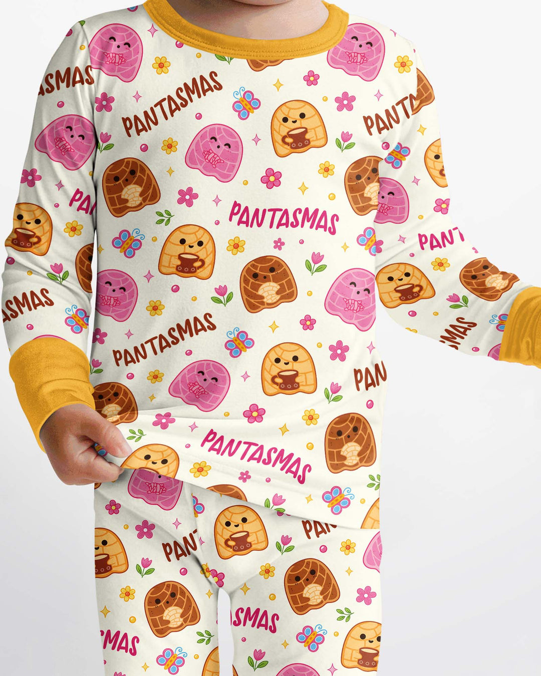 Pantasmas Ghost Bamboo Two Piece Long Sleeve Pajama Set
