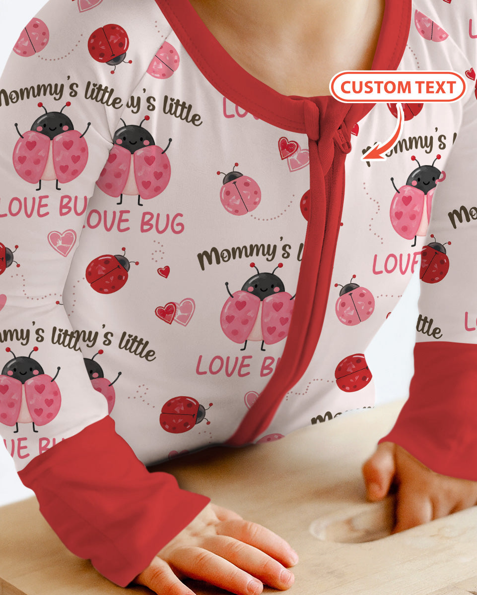 Personalized Grandma's Little Love Bug Bamboo Convertible Zippy