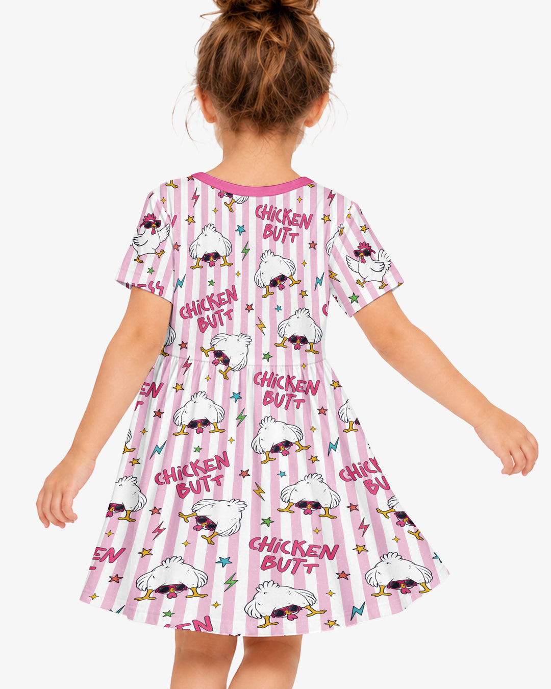 Guess What Chicken Butt! Bamboo Twirl Dress
