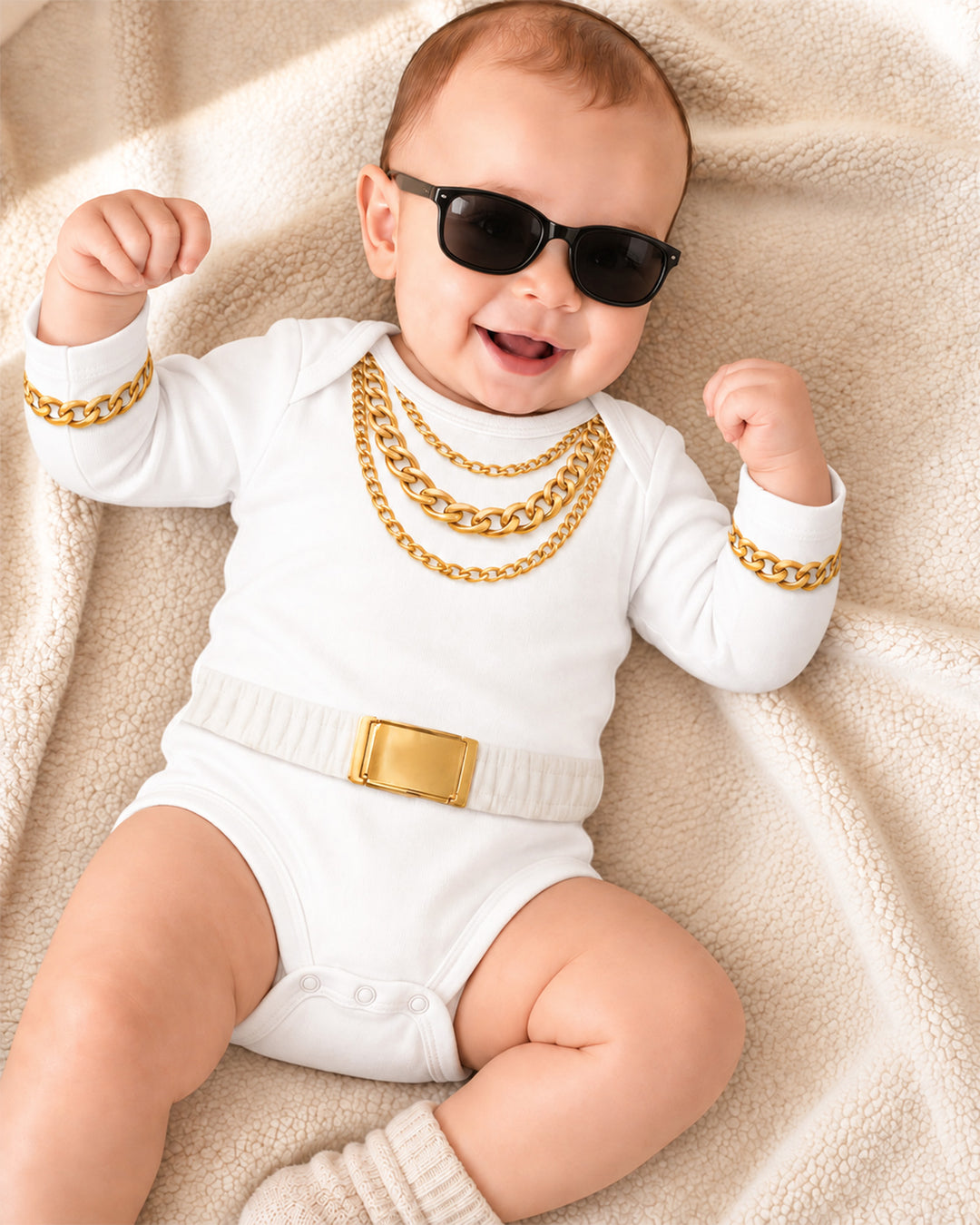 Mini Gold Boss Bamboo Bodysuit