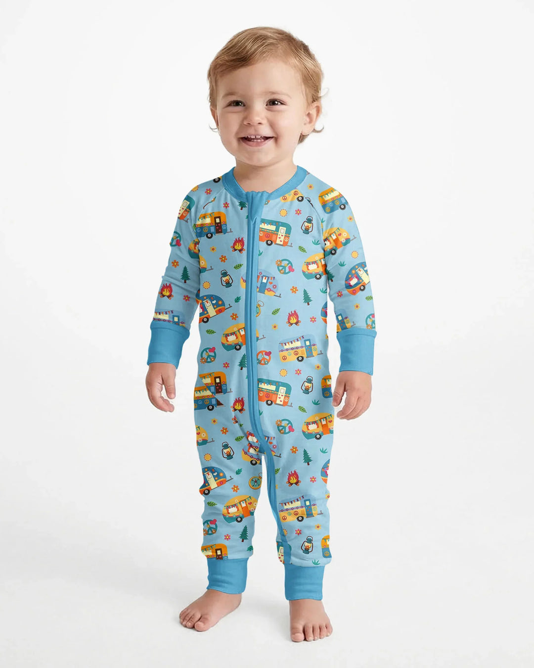 Gerippte Babykleidung mit individuellem Foto - Weich &amp; Skizzenhaft