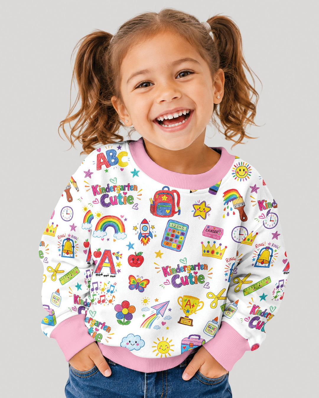 Ramadan Mubarak Bambus Rundhals-Sweatshirt