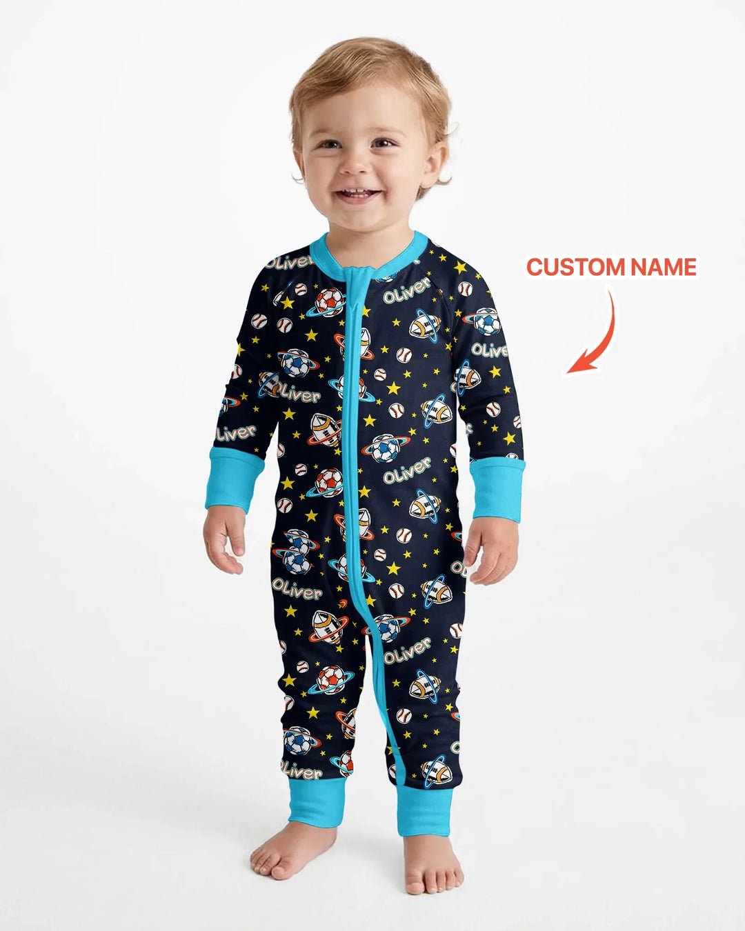 Gerippte Babykleidung mit individuellem Foto - Weich &amp; Skizzenhaft
