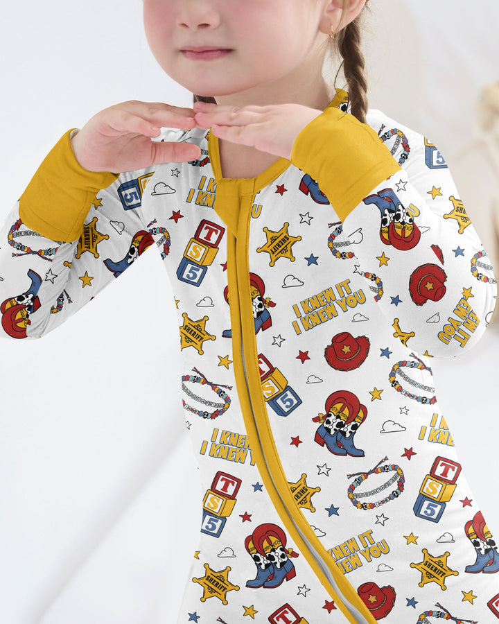 Little Cowgirl Bamboo Convertible Zippy