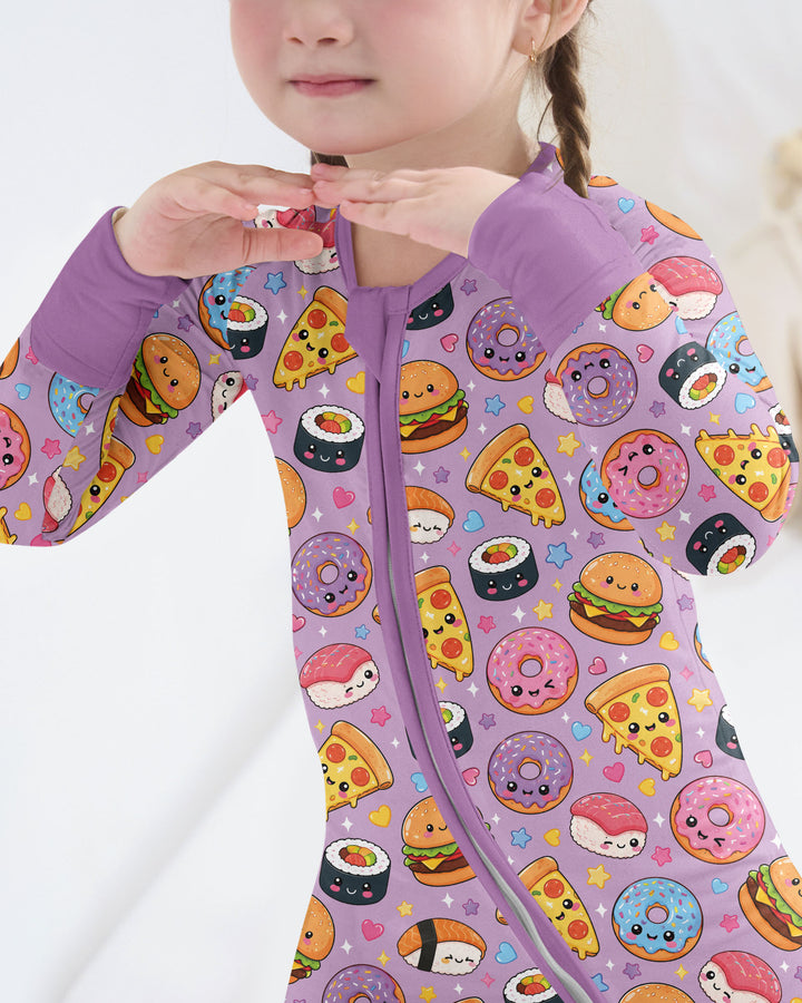 Kawaii Snack Party Bamboo Convertible Zippy