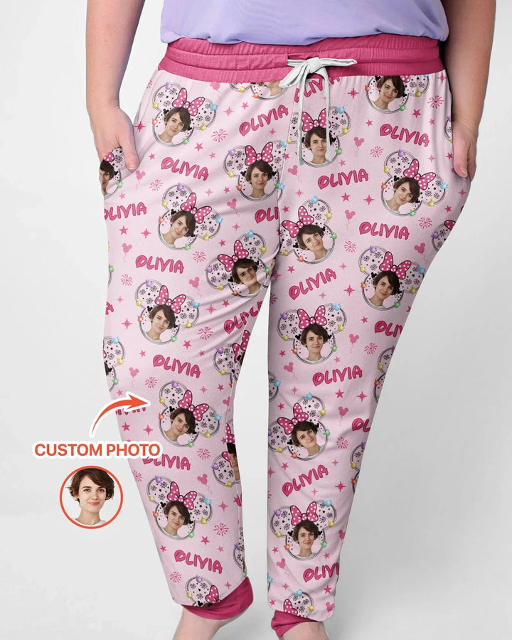 Template Damen Pyjama-Set aus personalisiertem Bambus