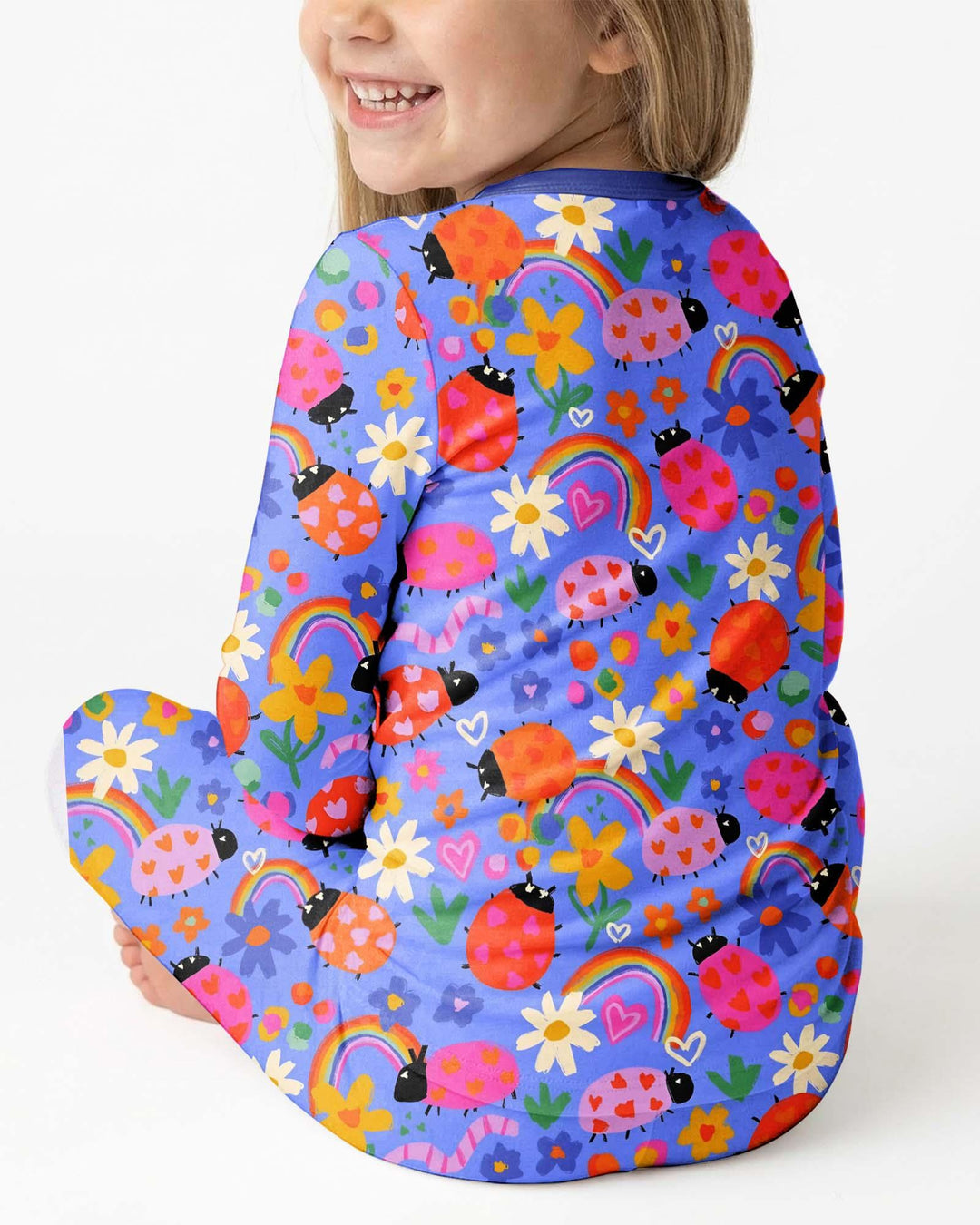 Lady Bugs Bamboo Two Piece Long Sleeve Pajama Set