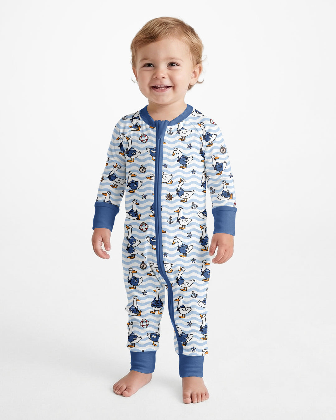 Gerippte Babykleidung mit individuellem Foto - Weich &amp; Skizzenhaft