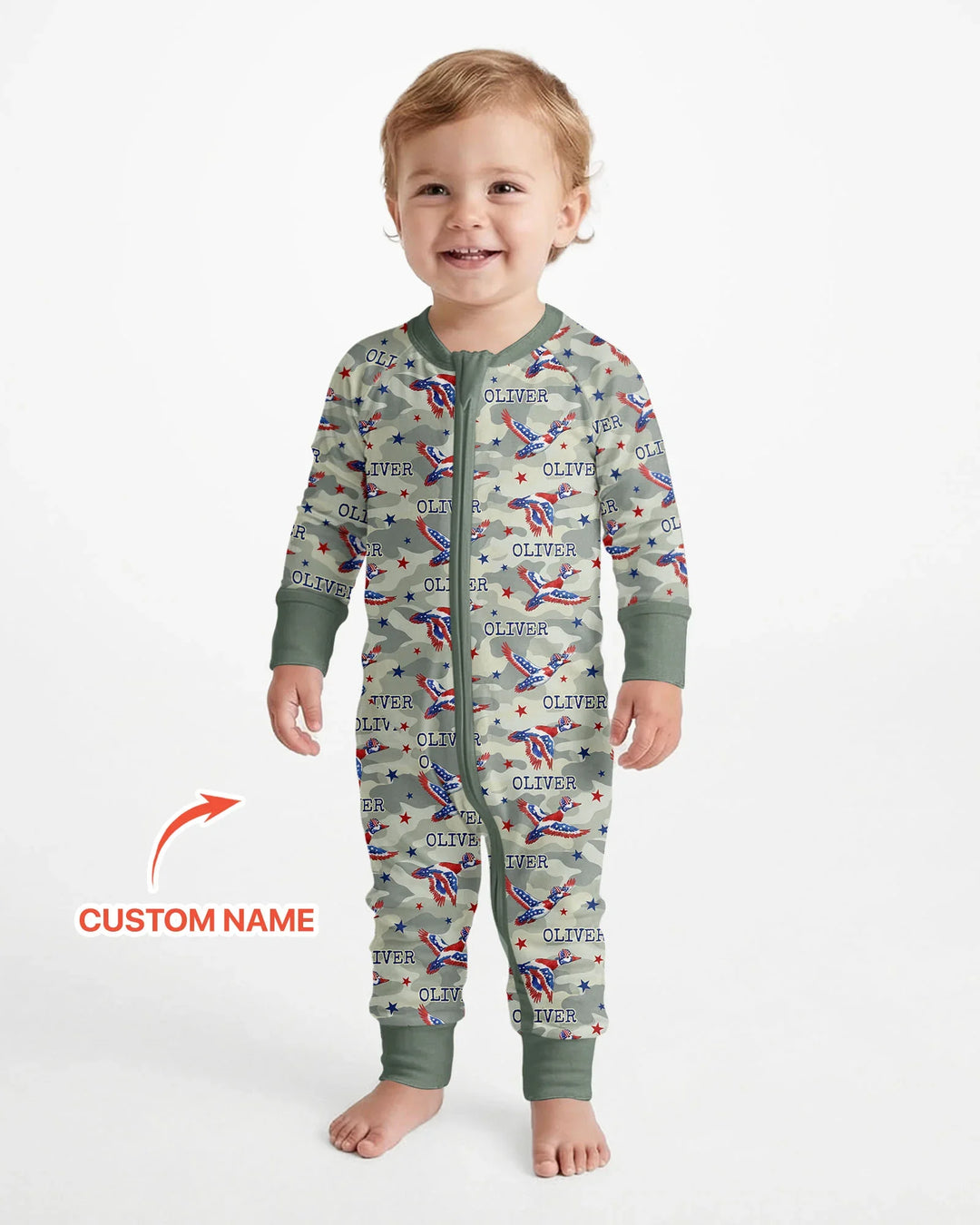 Gerippte Babykleidung mit individuellem Foto - Weich &amp; Skizzenhaft