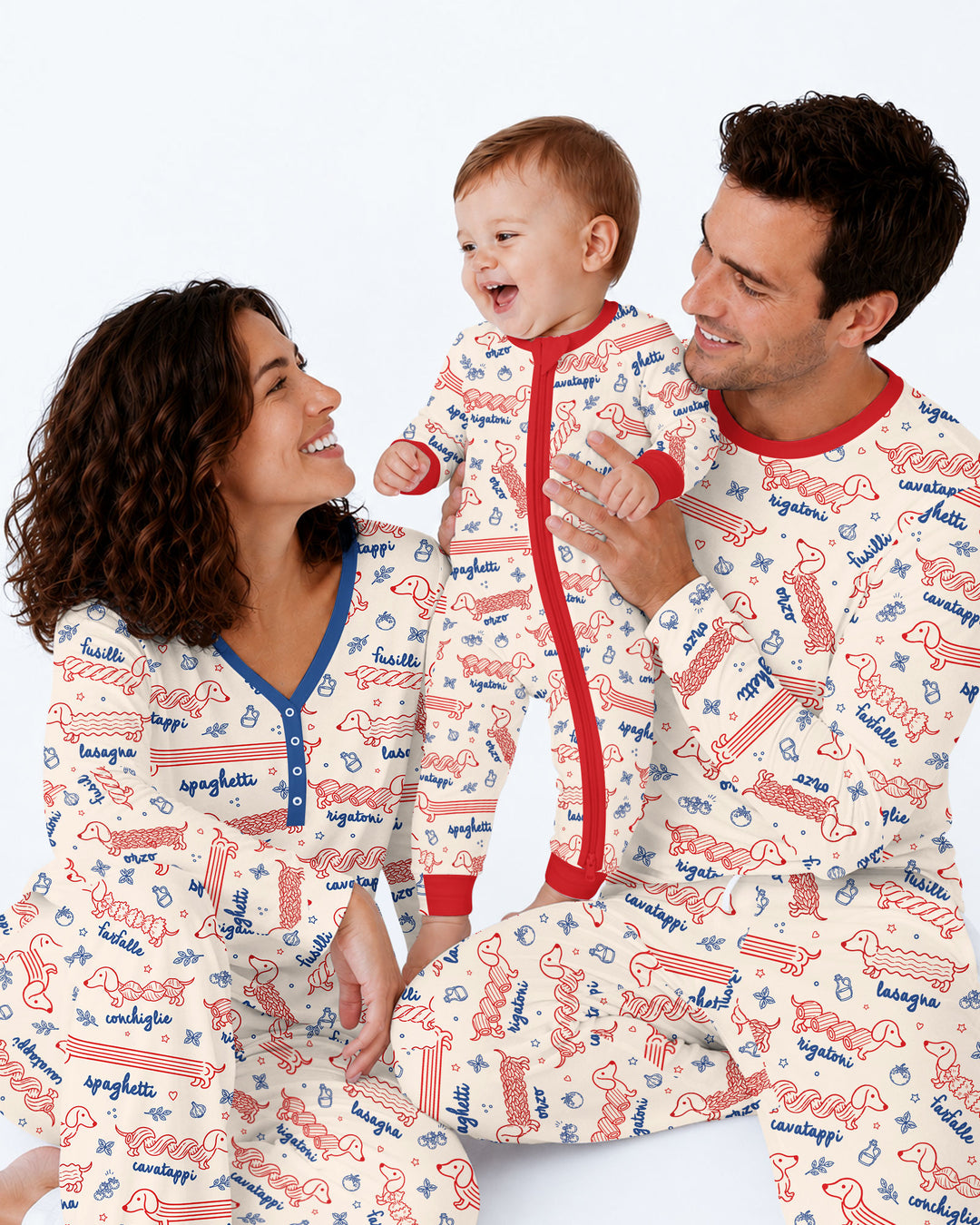 Dachshund Spagetti Bamboo Men's Pajama Set
