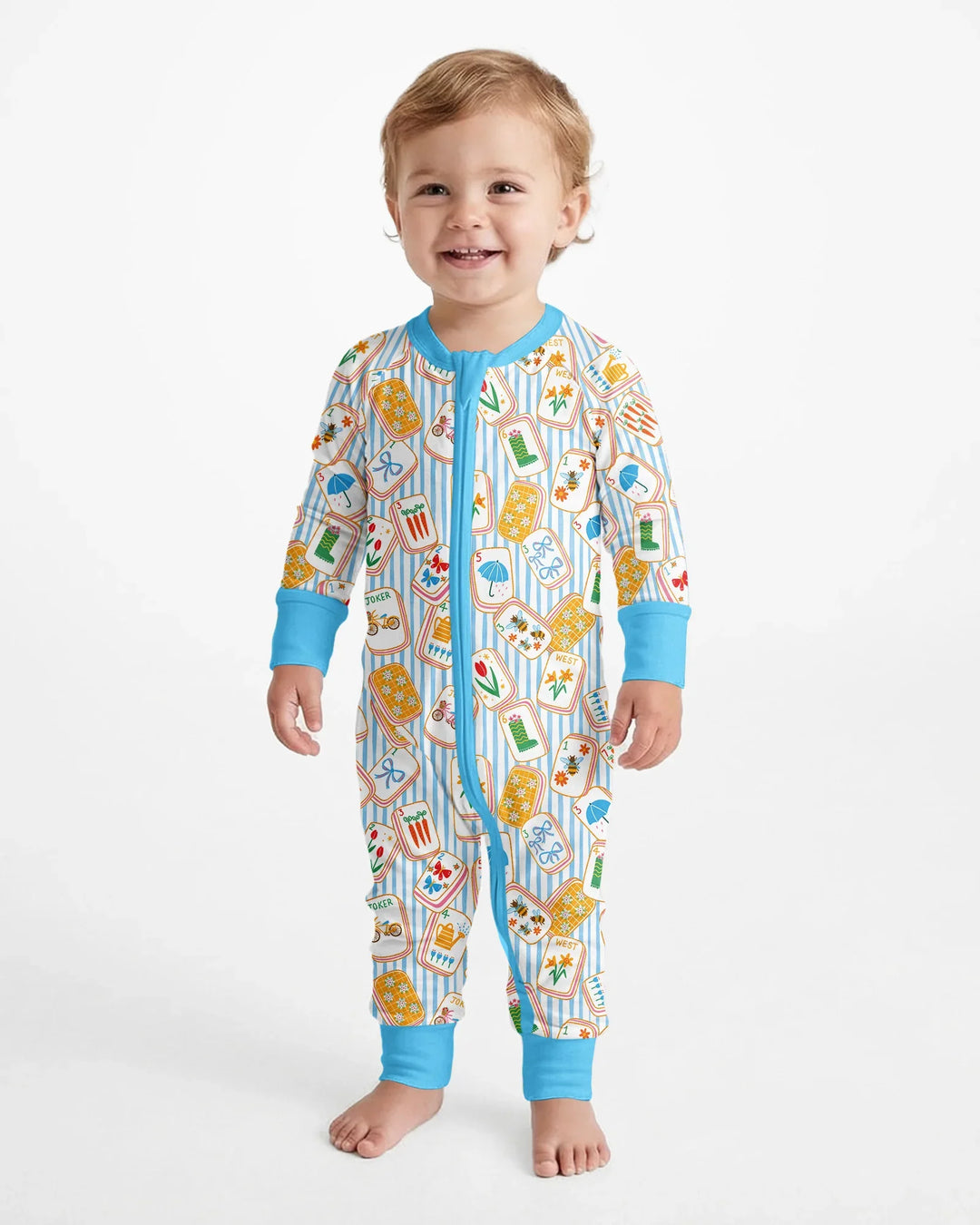 Gerippte Babykleidung mit individuellem Foto - Weich &amp; Skizzenhaft