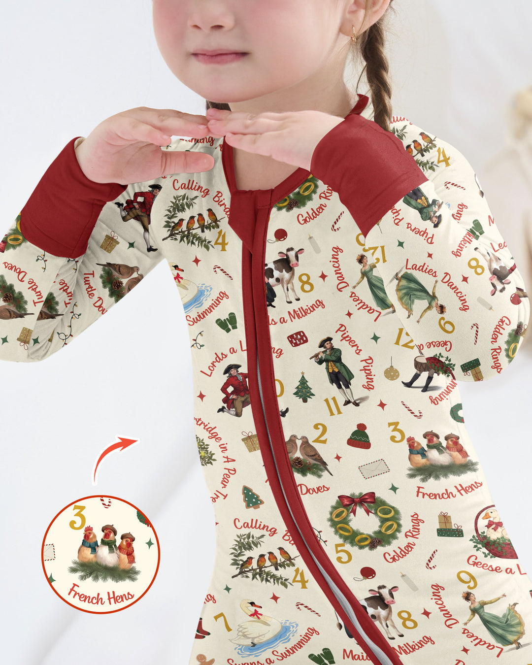 12 Days of Christmas Bamboo Convertible Zippy