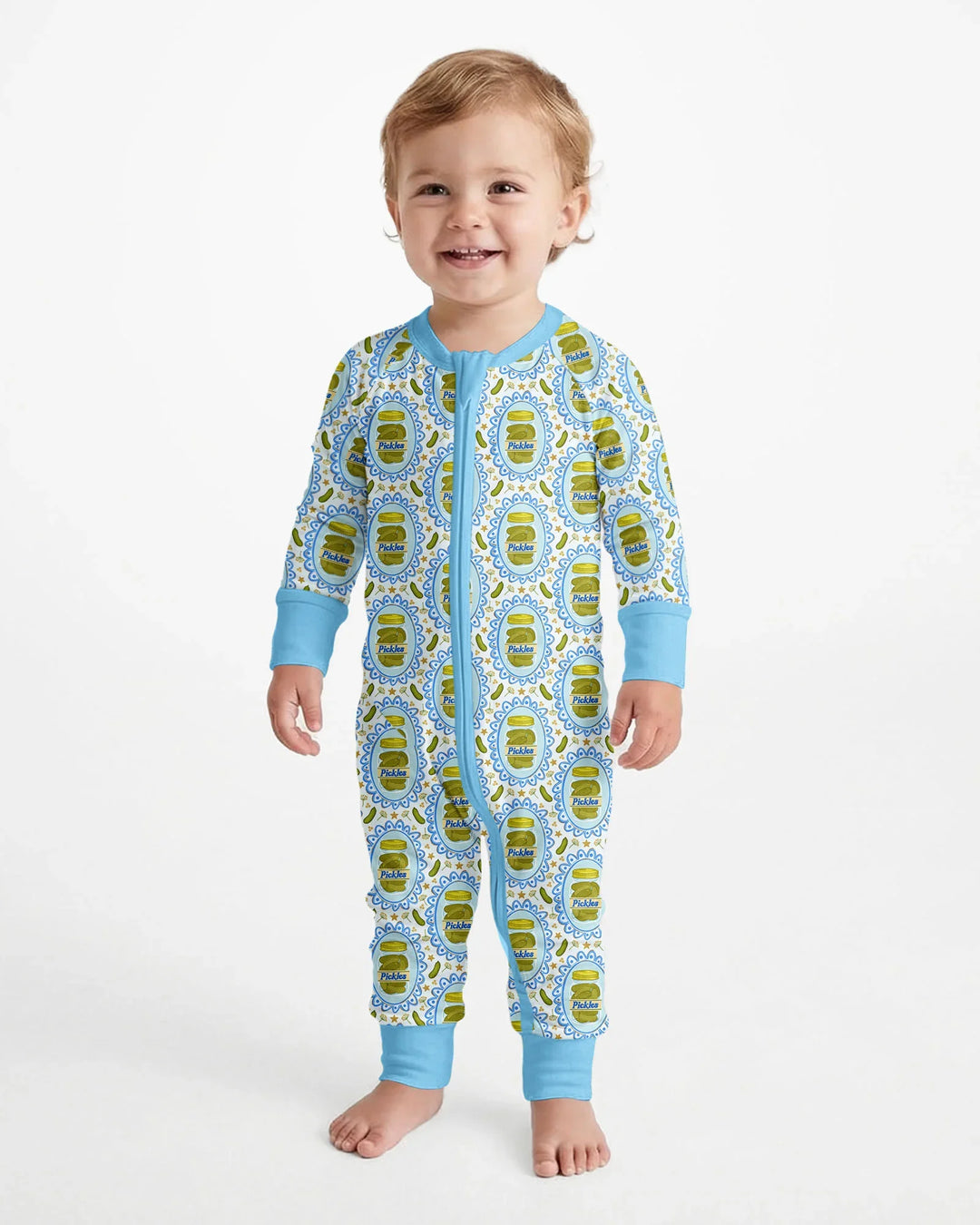 Gerippte Babykleidung mit individuellem Foto - Weich &amp; Skizzenhaft