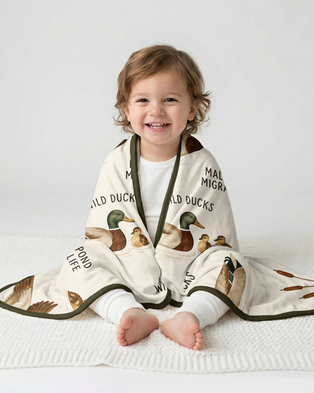 Little Pond Wander Bamboo Blanket
