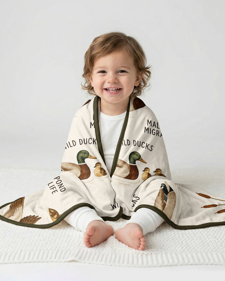 Little Pond Wander Bamboo Blanket