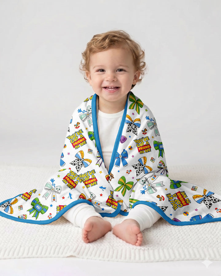 Magical Mirror Bow Bamboo Blanket