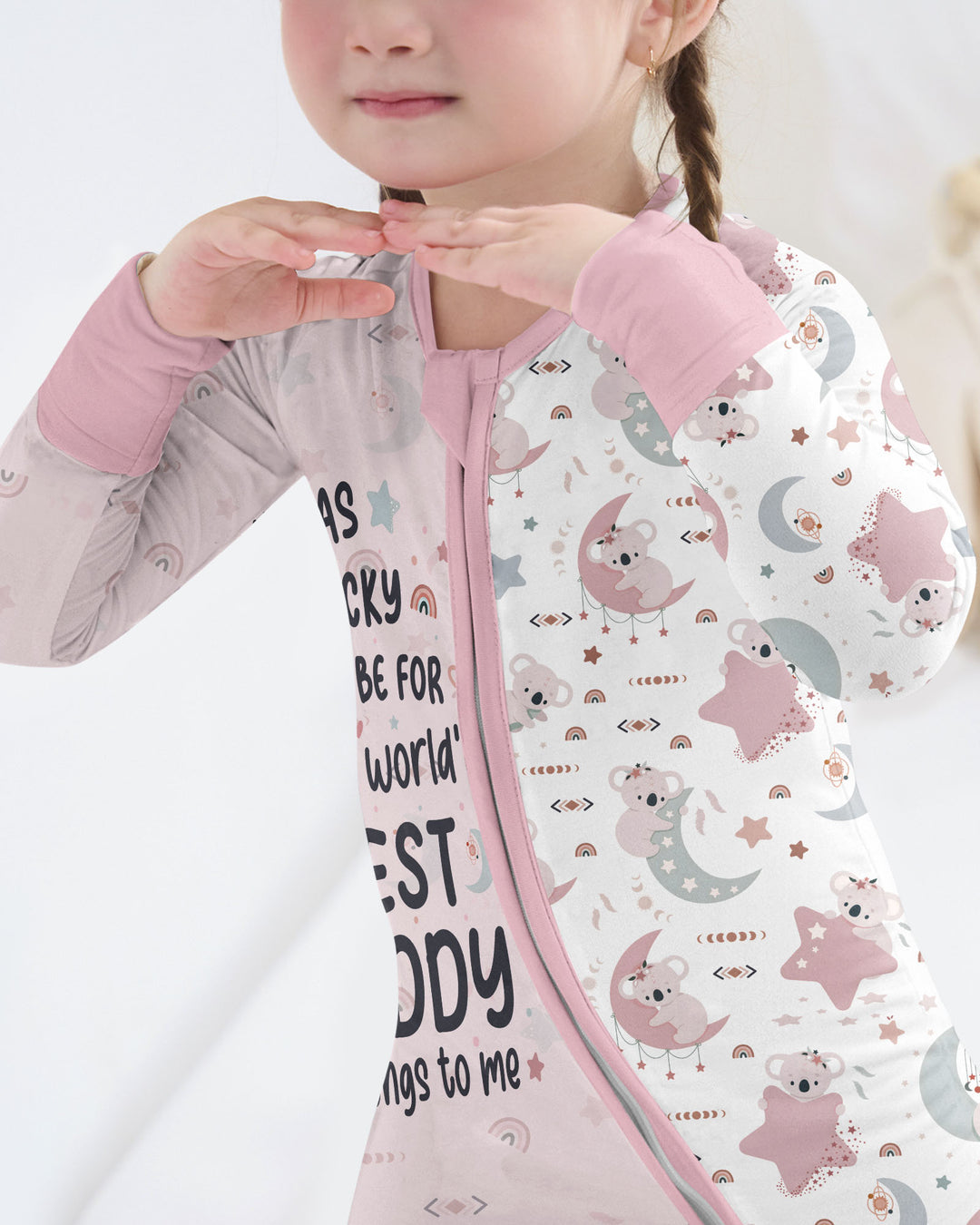 The World's Best Daddy Belongs To Me Bamboo Convertible Zippy