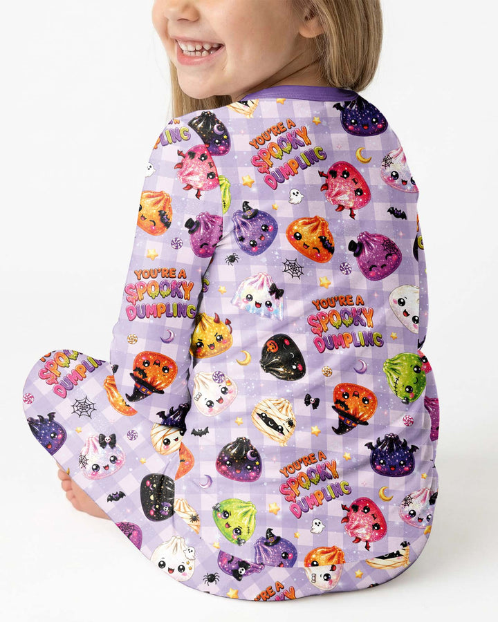You're A Spooky Dumpling Bamboo Two Piece Long Sleeve Pajama Set