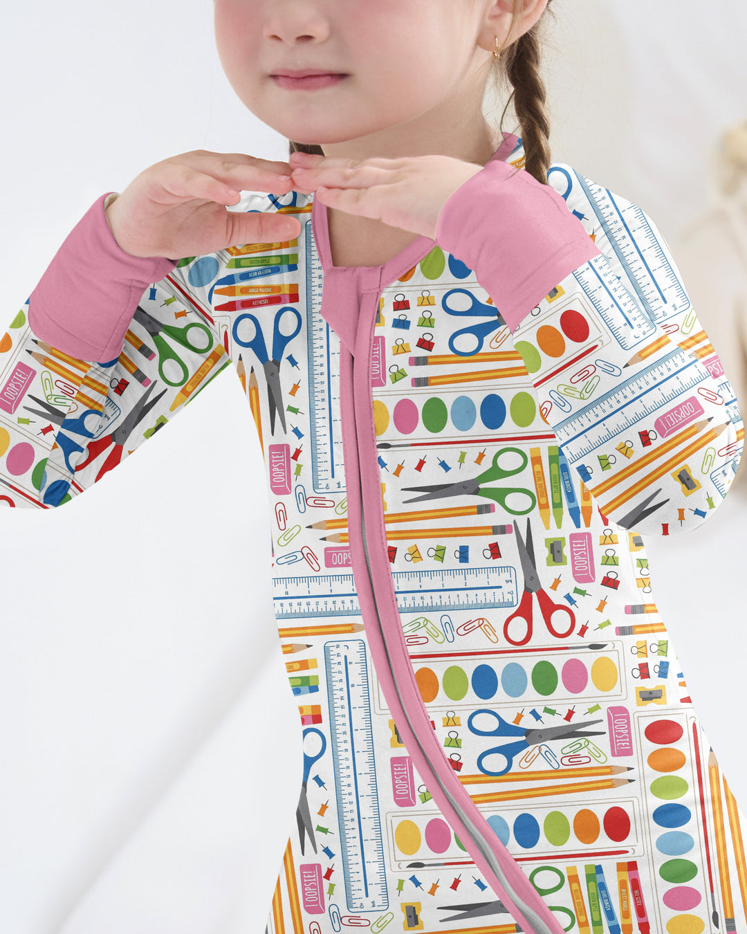 Gerippte Babykleidung mit individuellem Foto - Weich &amp; Skizzenhaft
