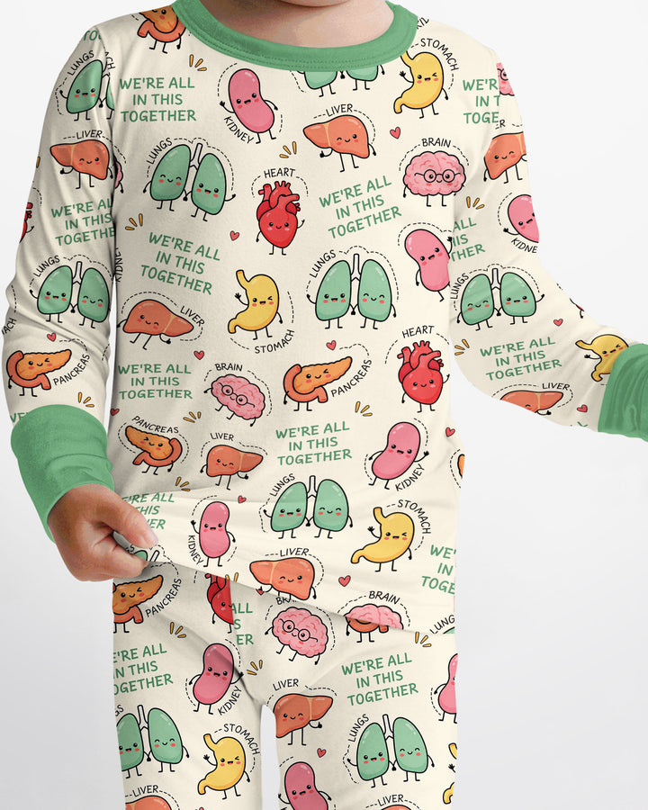 We're All In This Together Bamboo Two Piece Long Sleeve Pajama Set