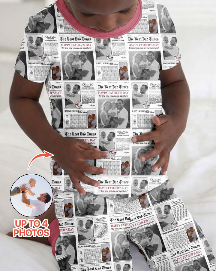 Zweiteiliges, kurzärmliges Pyjama-Set mit Marienkäfern