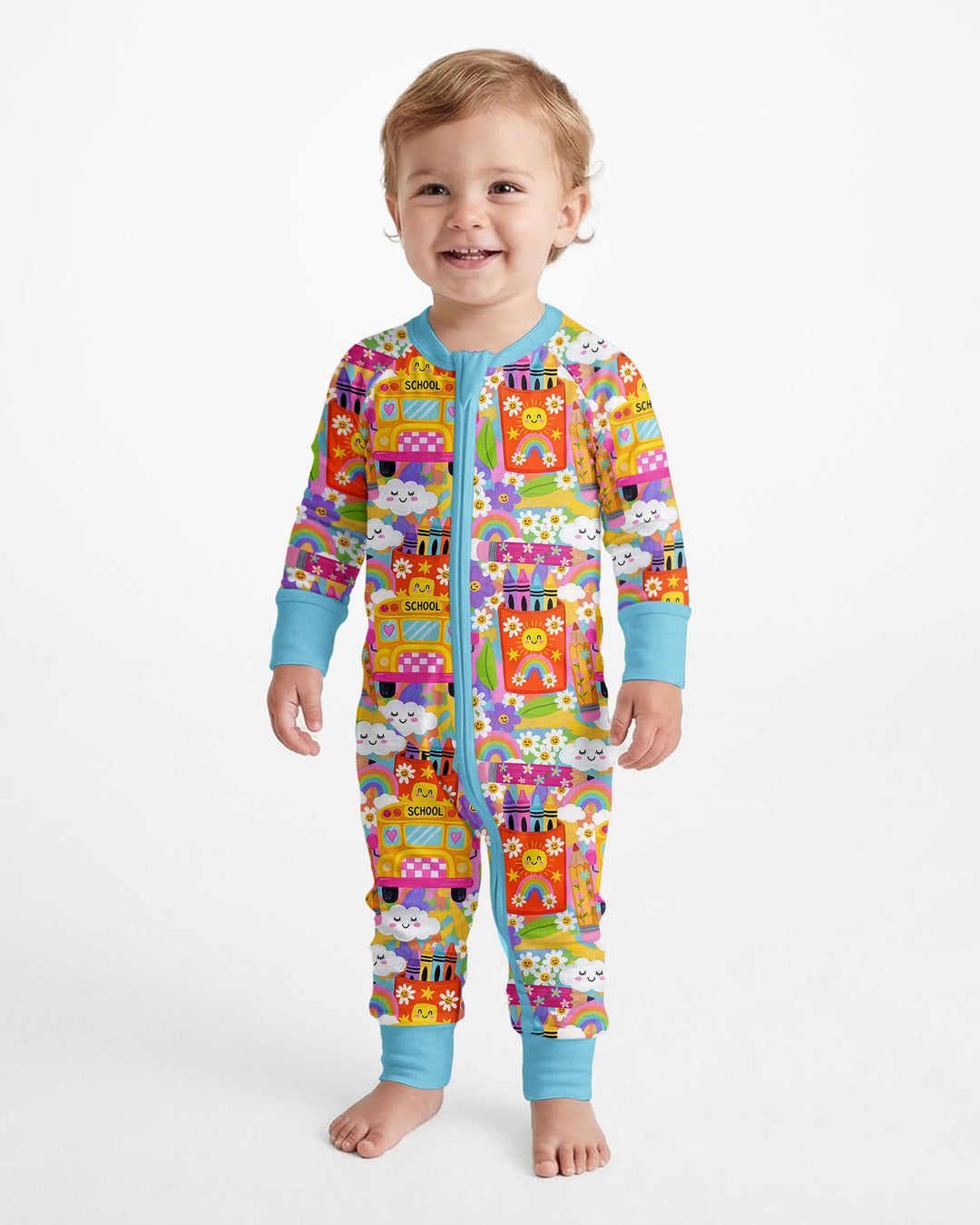 Retro Happy Classroom Bamboo Convertible Zippy