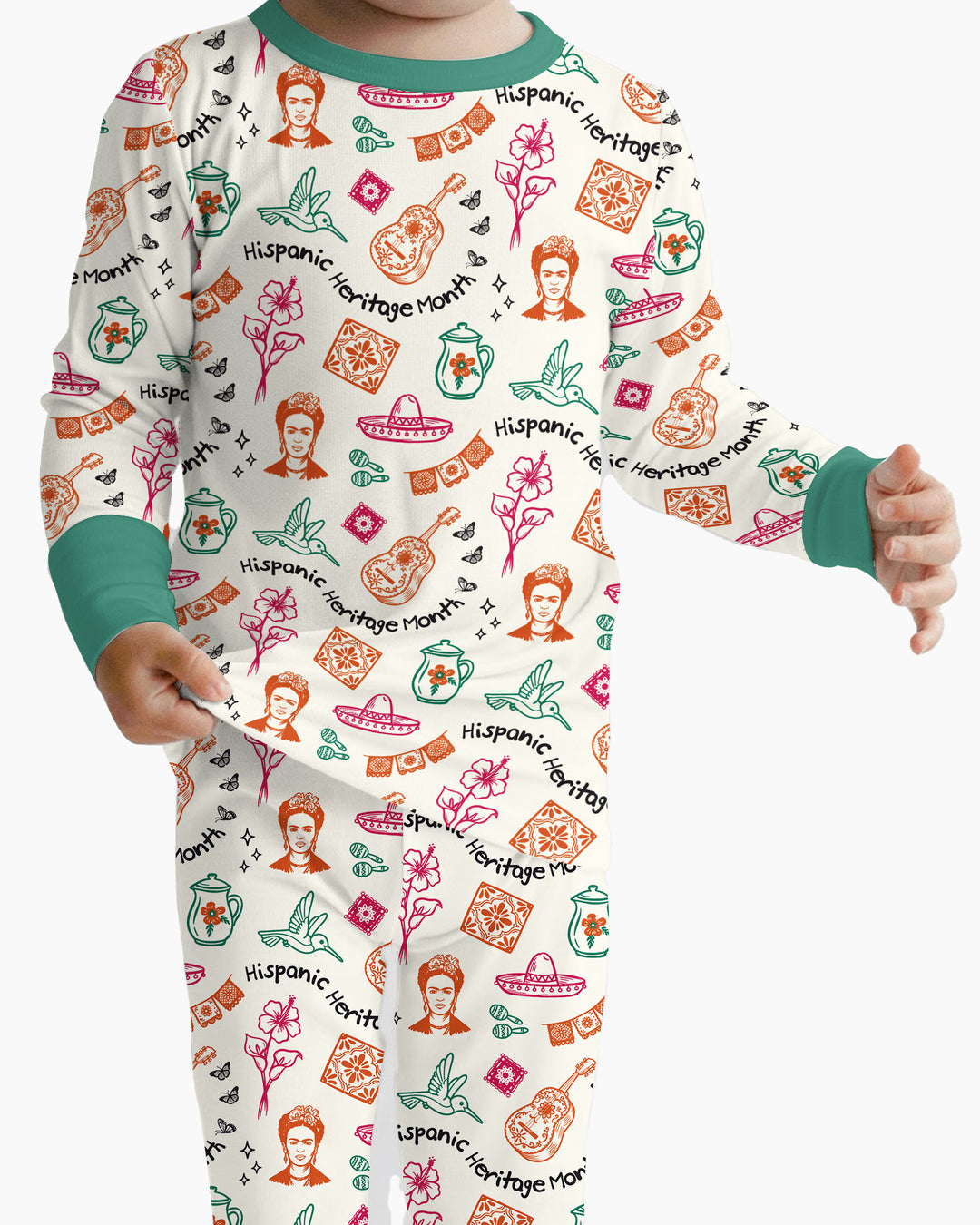 Hispanic Heritage Month Bamboo Two Piece Long Sleeve Pajama Set