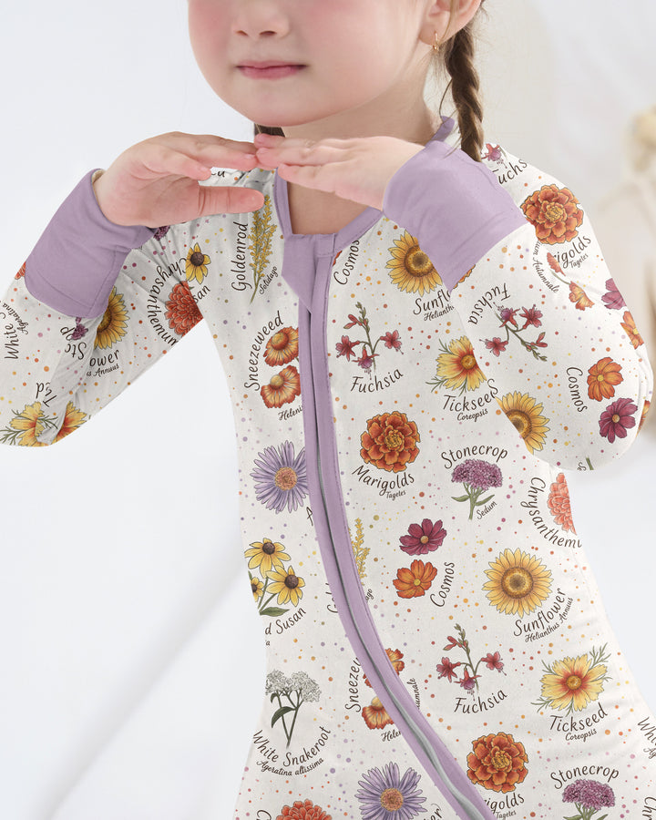 Autumn Blooms of North America Bamboo Convertible Zippy