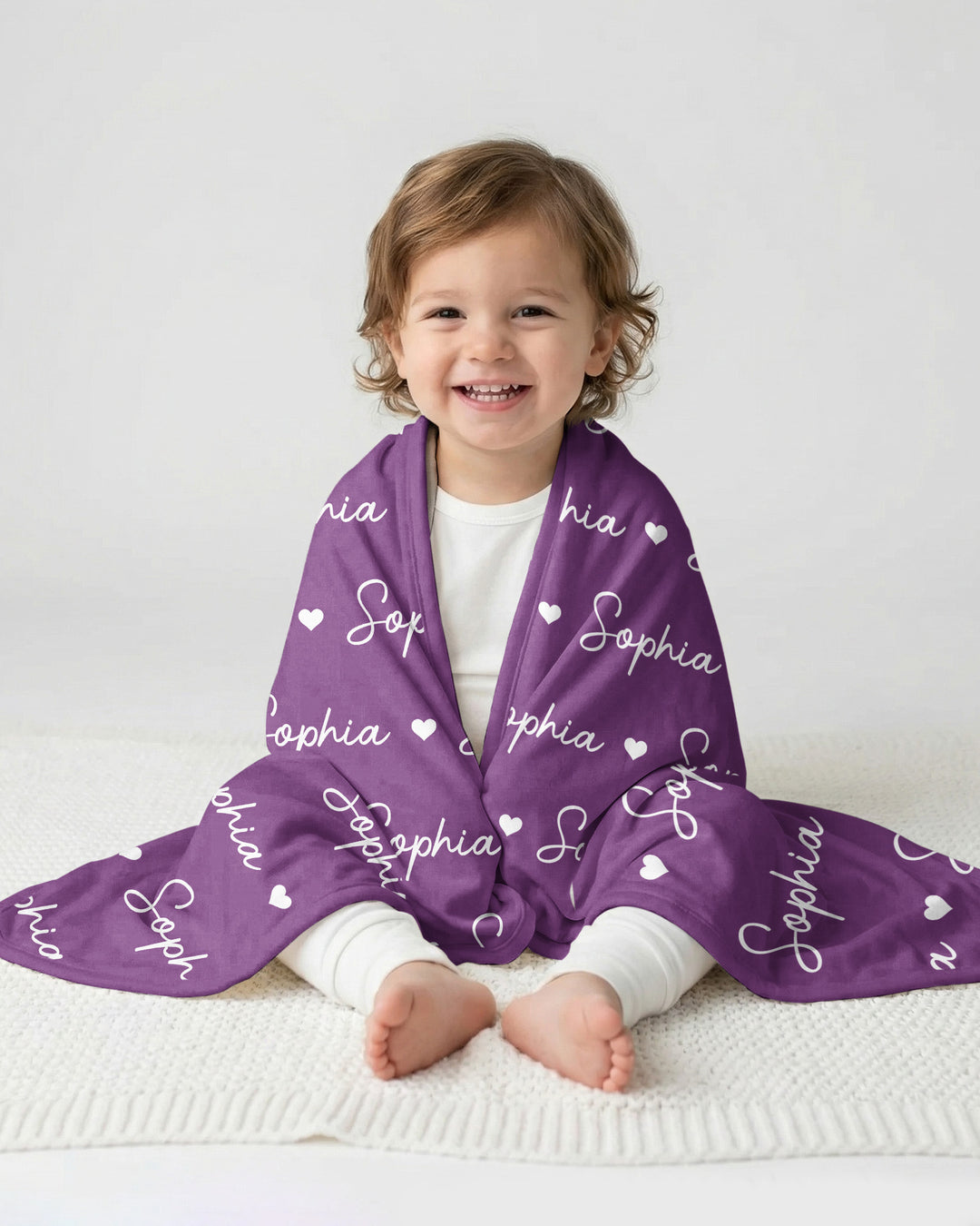 Sweetheart Script Bamboo Blanket