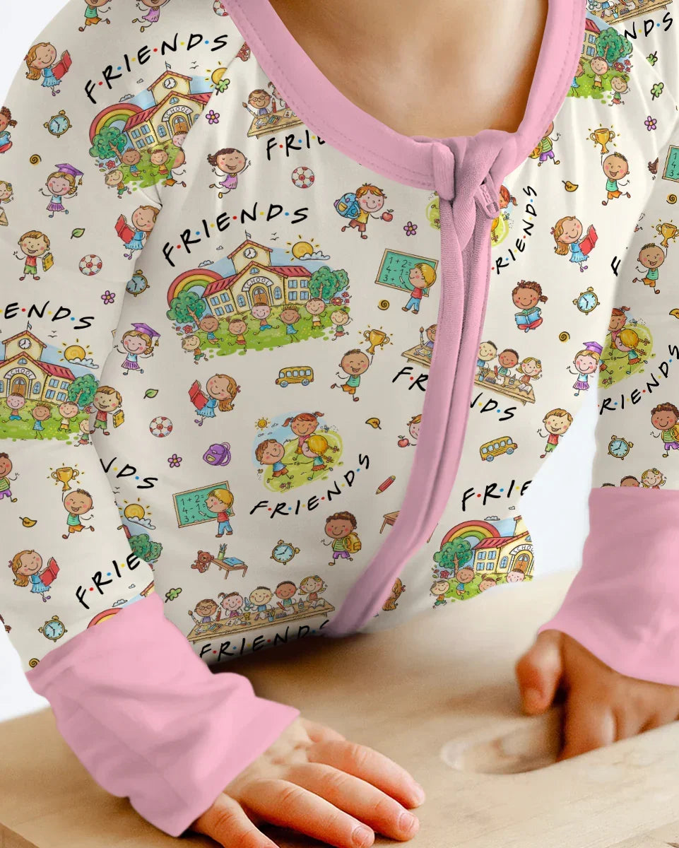 Gerippte Babykleidung mit individuellem Foto - Weich &amp; Skizzenhaft