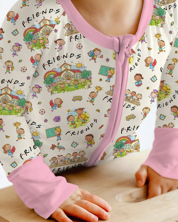 Gerippte Babykleidung mit individuellem Foto - Weich &amp; Skizzenhaft