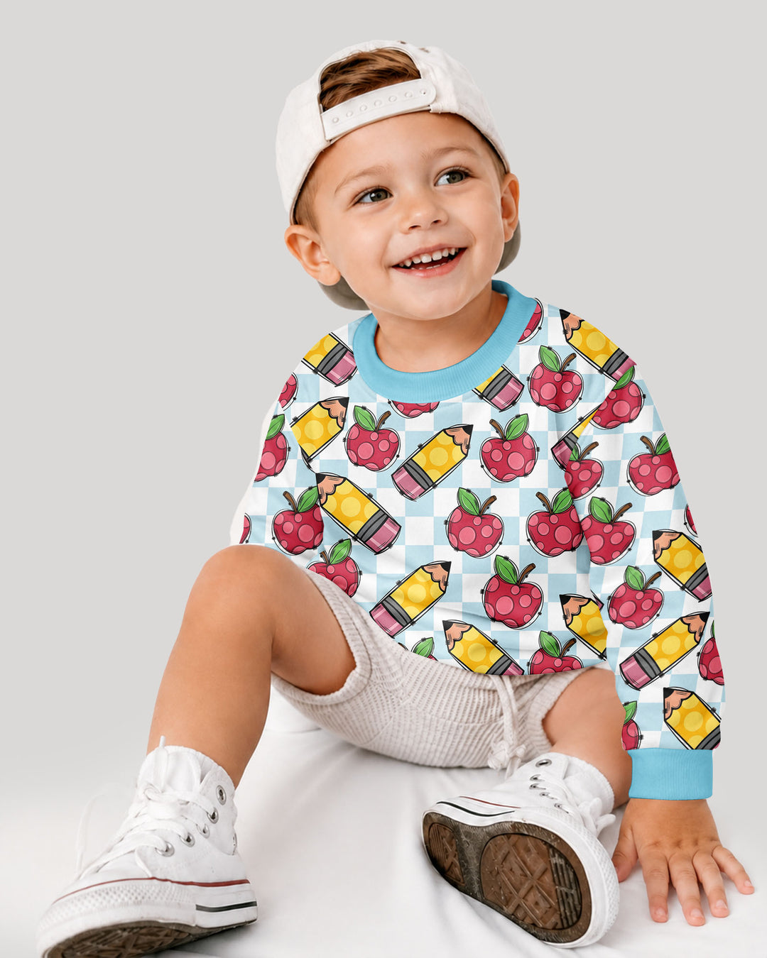 Sweatshirt mit Rundhalsausschnitt aus Bambusfaser