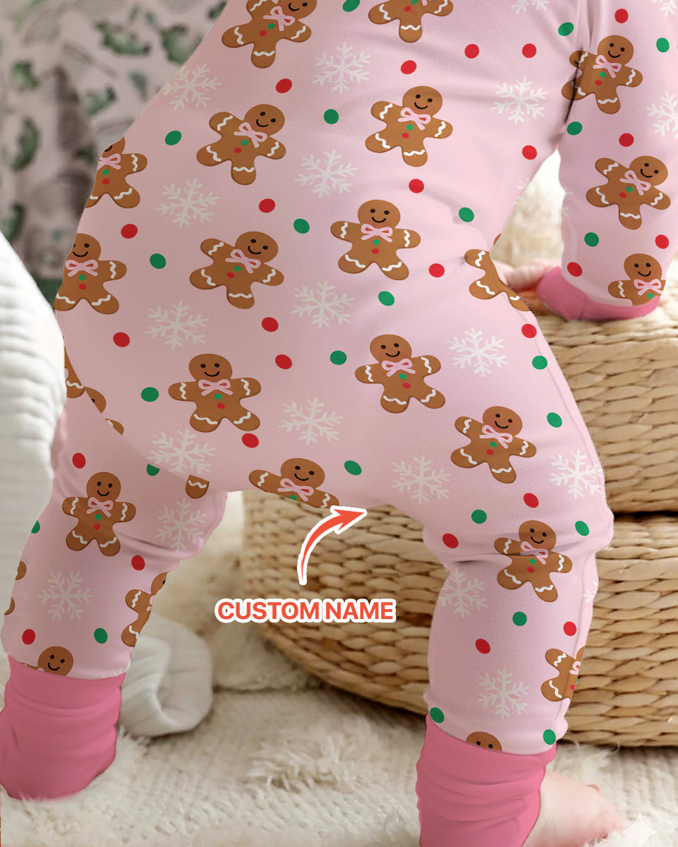 Custom Name My First Christmas  Bamboo Convertible Zippy