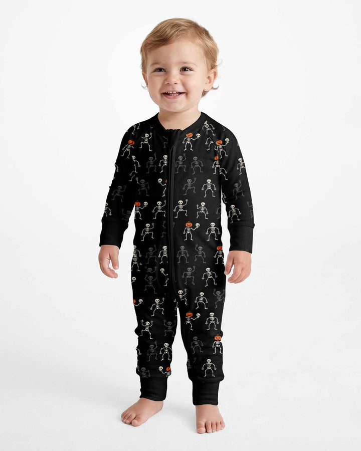 Halloween Dancing Skeleton Bamboo Convertible Zippy